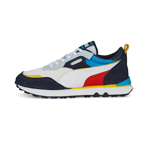 Rider FV "Future Vintage" Unisex Sneakers, New Navy-PUMA White